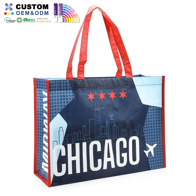 Rpet Laminated Matte Shopper Chicago Airport